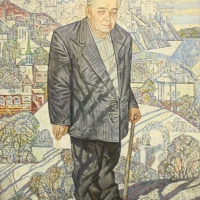 Портрет художника Б.Ф. Домашникова, 1999